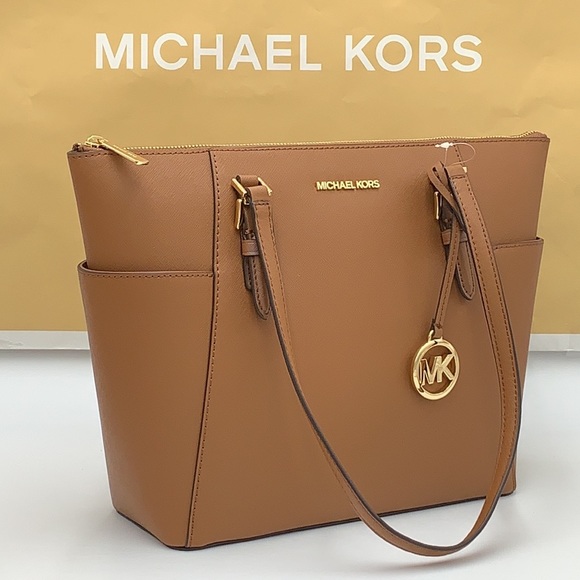 MICHAEL KORS Charlotte Large Leather Top-Zip Tote - Picture 3 of 16
